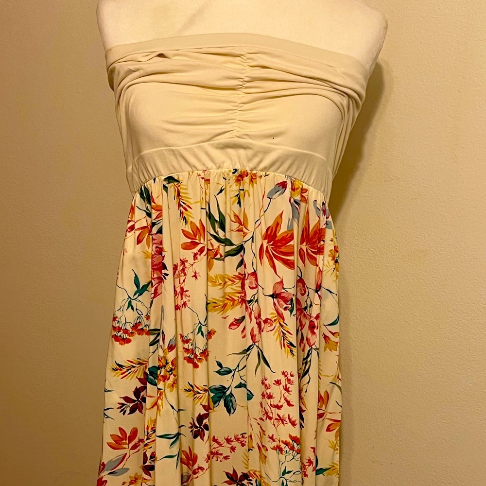 Strapless floral dress from Torrid